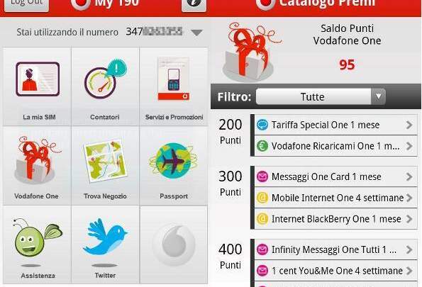 Il Download della App My190 di Vodafone