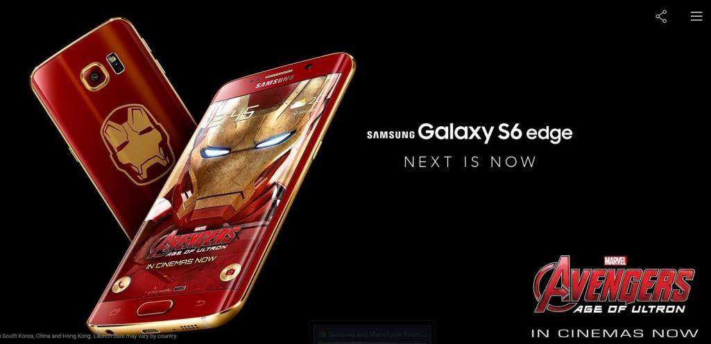 Samsung Galaxy S6 - Iron Man Edition!