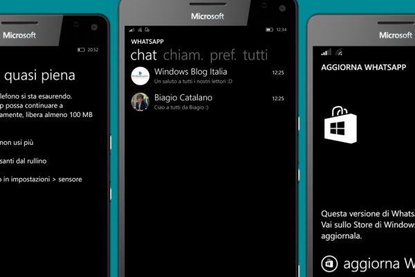 backup e ripristino chat di WhatsApp su Windows Phone
