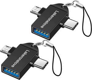 adattatore USB OTG per smartphone 2 in 1
