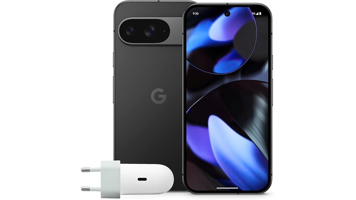 Google Pixel 9 con Caricatore USB-C 45W Android sbloccato con Gemini