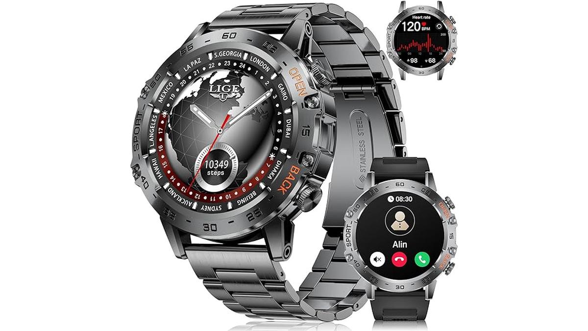 LIGE 2025 Smartwatch Uomo