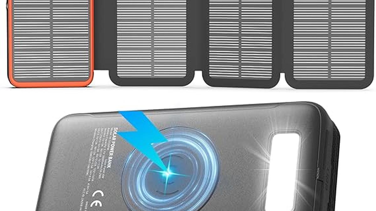 Caricatore Solare 27000mAh Power Bank 8 Caricatore Solare 27000mAh Power Bank