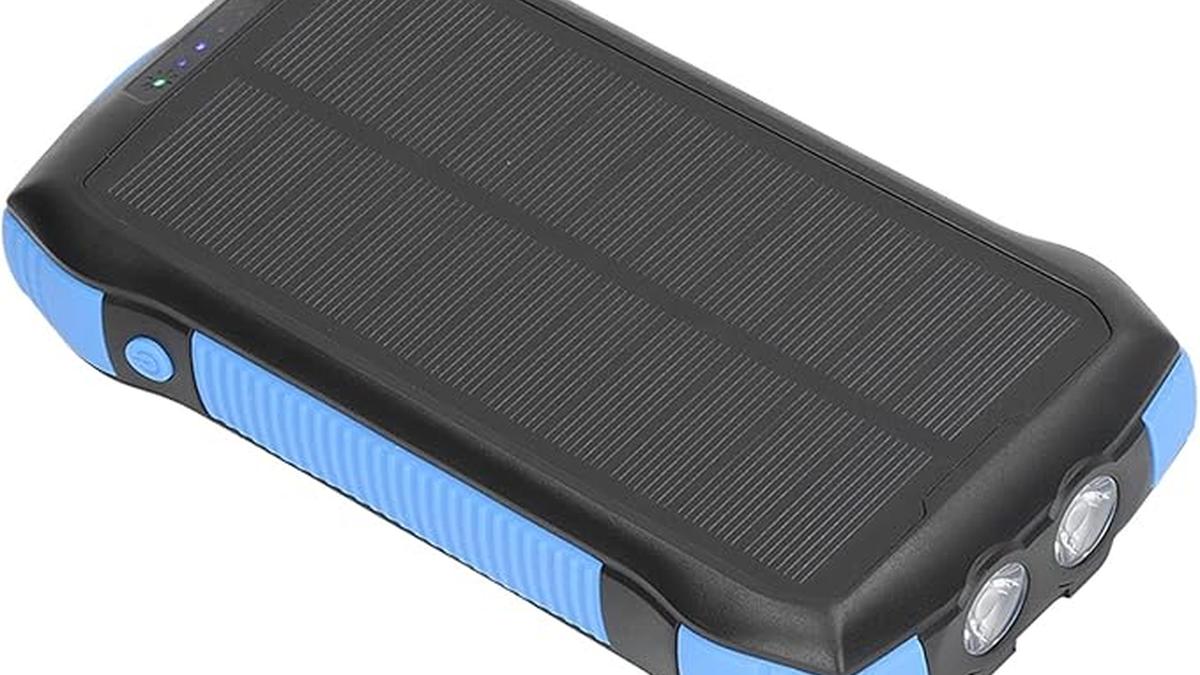 Power Bank Solar con Torcia per Esterno