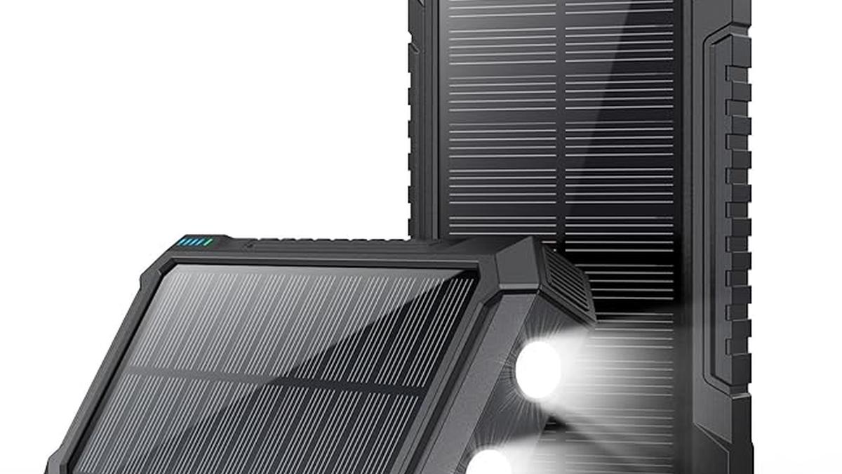 QTshine Power Bank Solare 26800mAh 7 QTshine Power Bank Solare 26800mAh