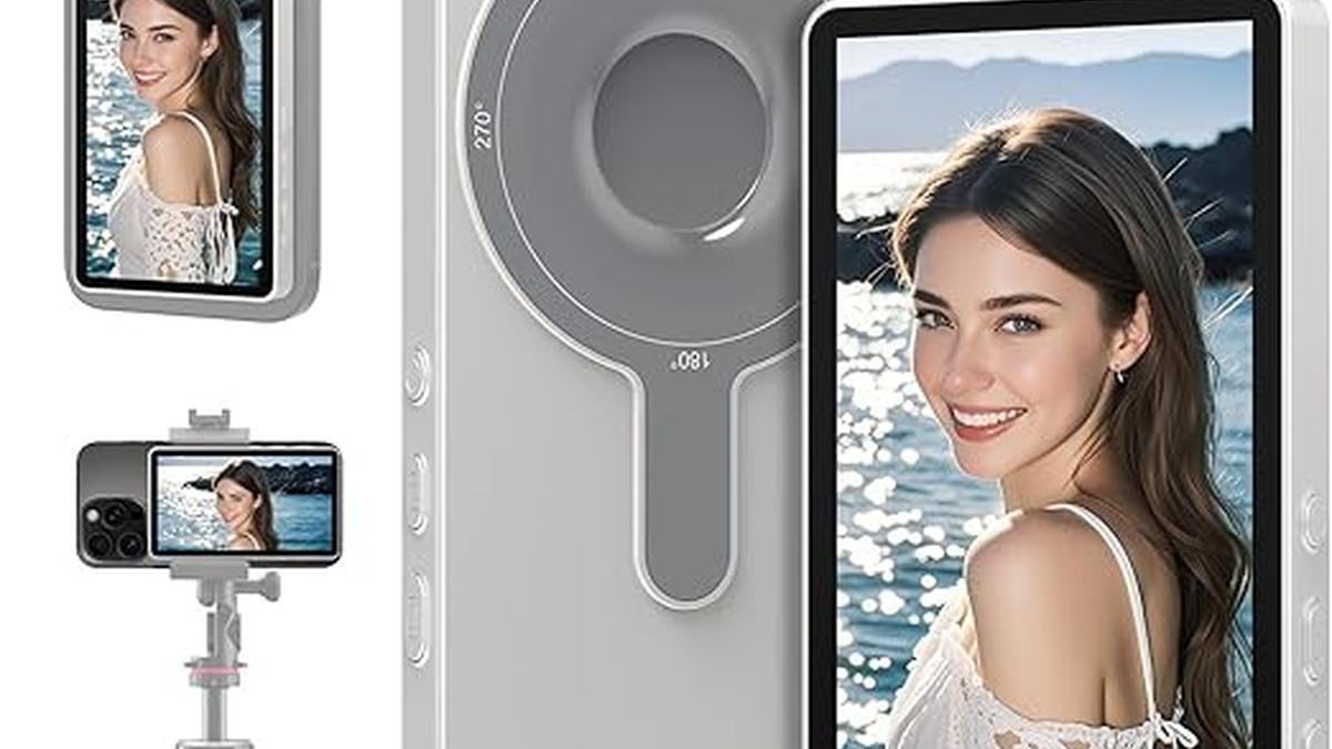 XJUGEZ Selfie Monitor: Schermo per smartphone per vlogging