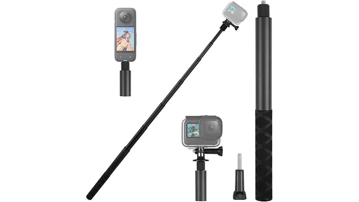 Selfie Stick Alluminio Invisible 150 cm