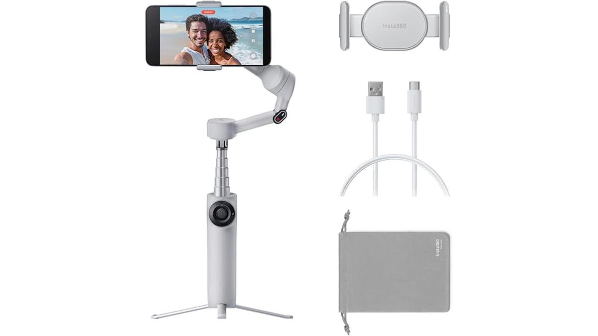 Stabilizzatore Insta360 Flow 2 Grigio