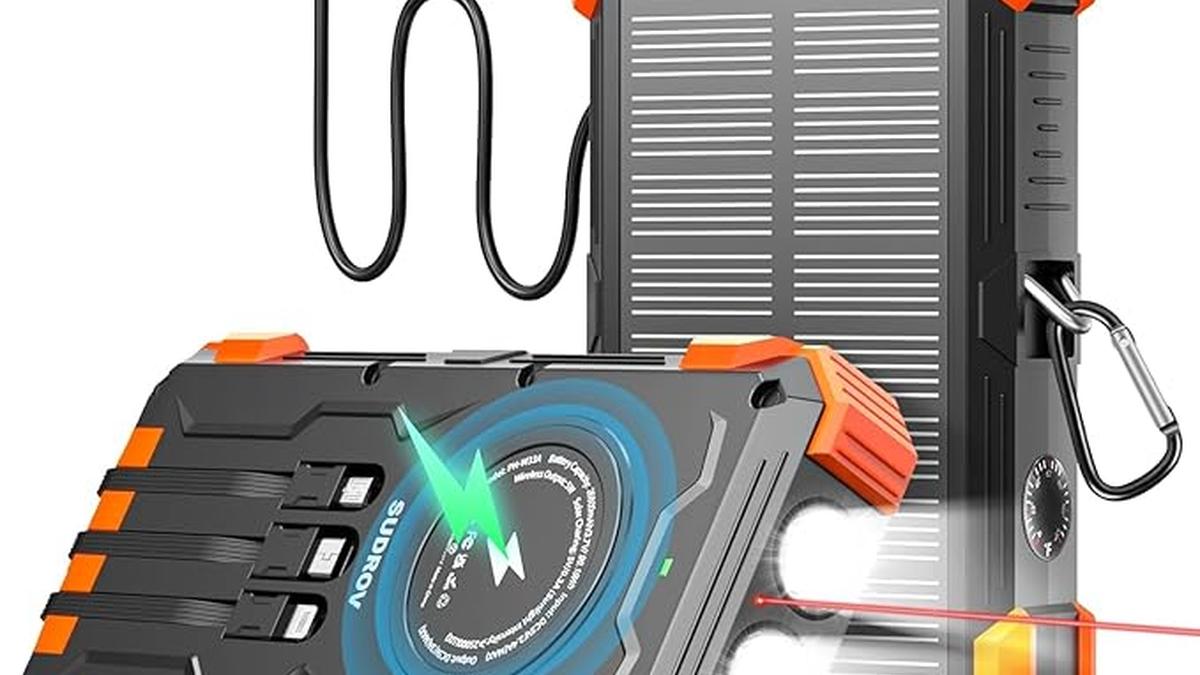 SUDROV Power Bank Solare 7 SUDROV Power Bank Solare