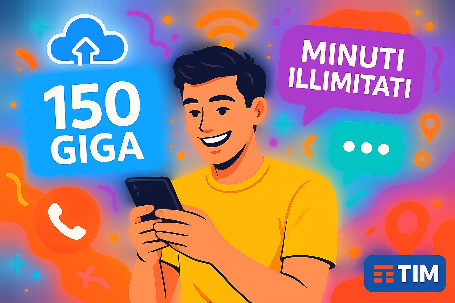 TIM Junior Mese e Pack 12 mesi: più Giga per under 18