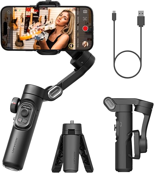 AOCHUAN Smart XE: gimbal 3 assi per smartphone, video stabili 7 AOCHUAN Smart XE: gimbal 3 assi per smartphone, video stabili