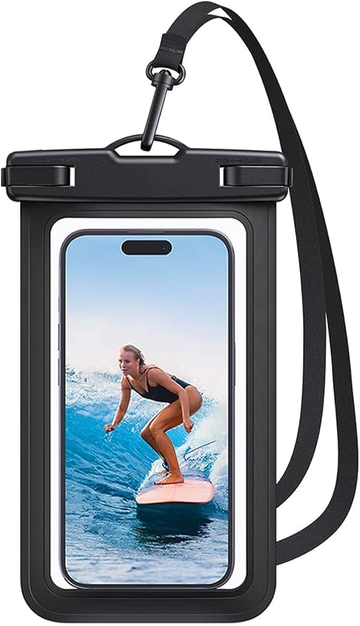 Custodia impermeabile IPX8 per smartphone: mare e piscina a 6,99 €
