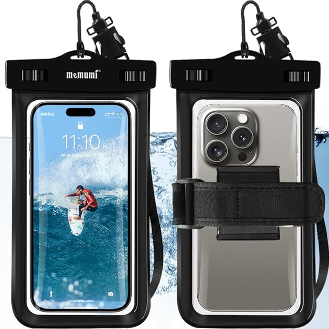 Custodia impermeabile smartphone memumi IPX8 fino a 7″