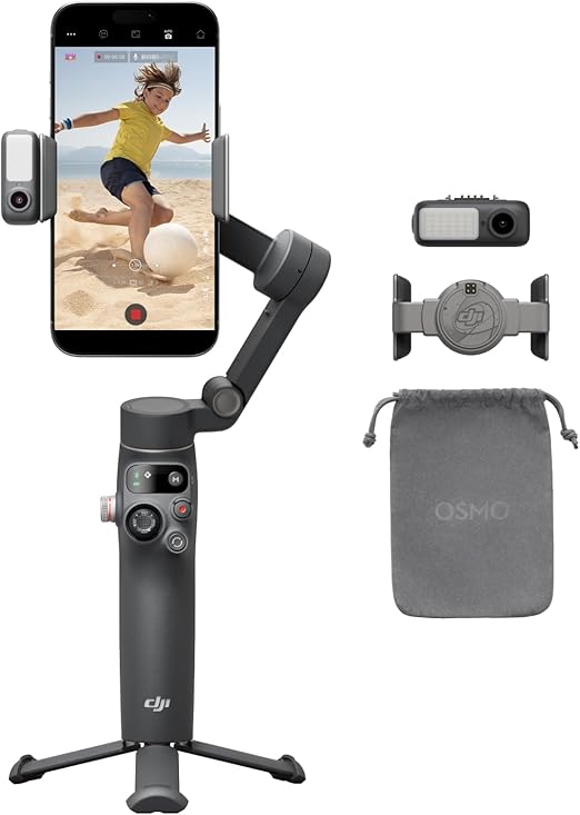 DJI Osmo Mobile 7P: gimbal 3 assi con tracciamento per smartphone 9 DJI Osmo Mobile 7P: gimbal 3 assi con tracciamento per smartphone