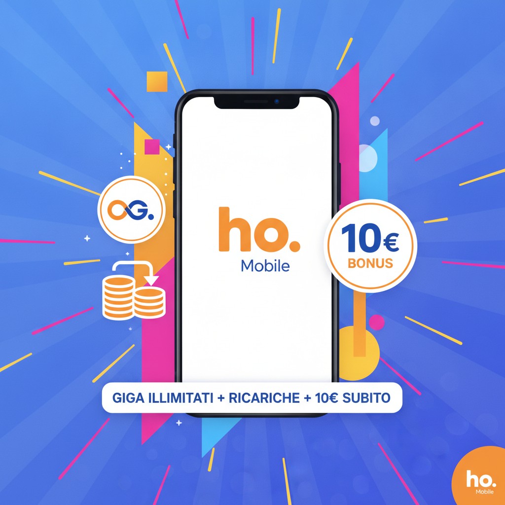 ho. Mobile e il Bonus di 10 Euro: Come Attivare l'Offerta 6 ho. Mobile e il Bonus di 10 Euro: Come Attivare l’Offerta