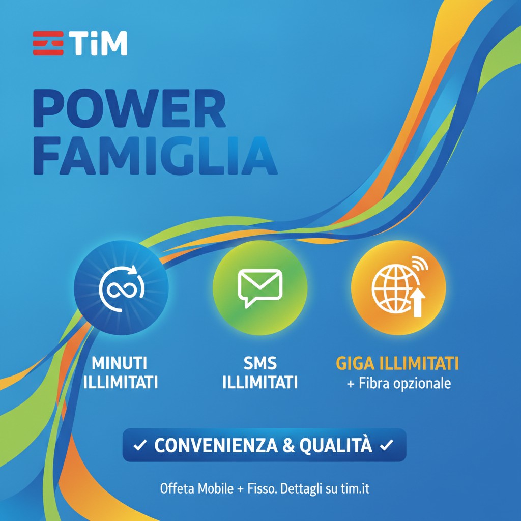 Torna in TIM: Offerta Power Famiglia a 4,99 Euro 4 Torna in TIM: Offerta Power Famiglia a 4,99 Euro