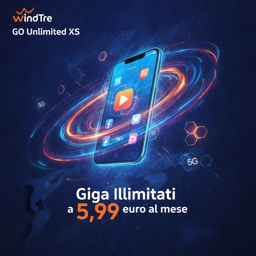 WindTre GO Unlimited XS: Giga Illimitati a 5,99 Euro 2 WindTre GO Unlimited XS: Giga Illimitati a 5,99 Euro