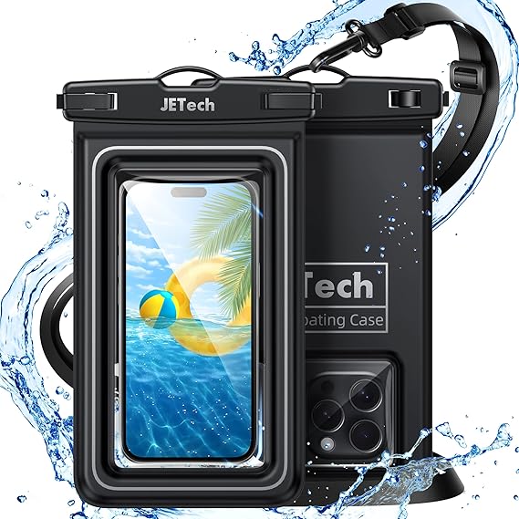 JETech Custodia Impermeabile IPX8 Galleggiante (2 pezzi) 5 JETech Custodia Impermeabile IPX8 Galleggiante (2 pezzi)