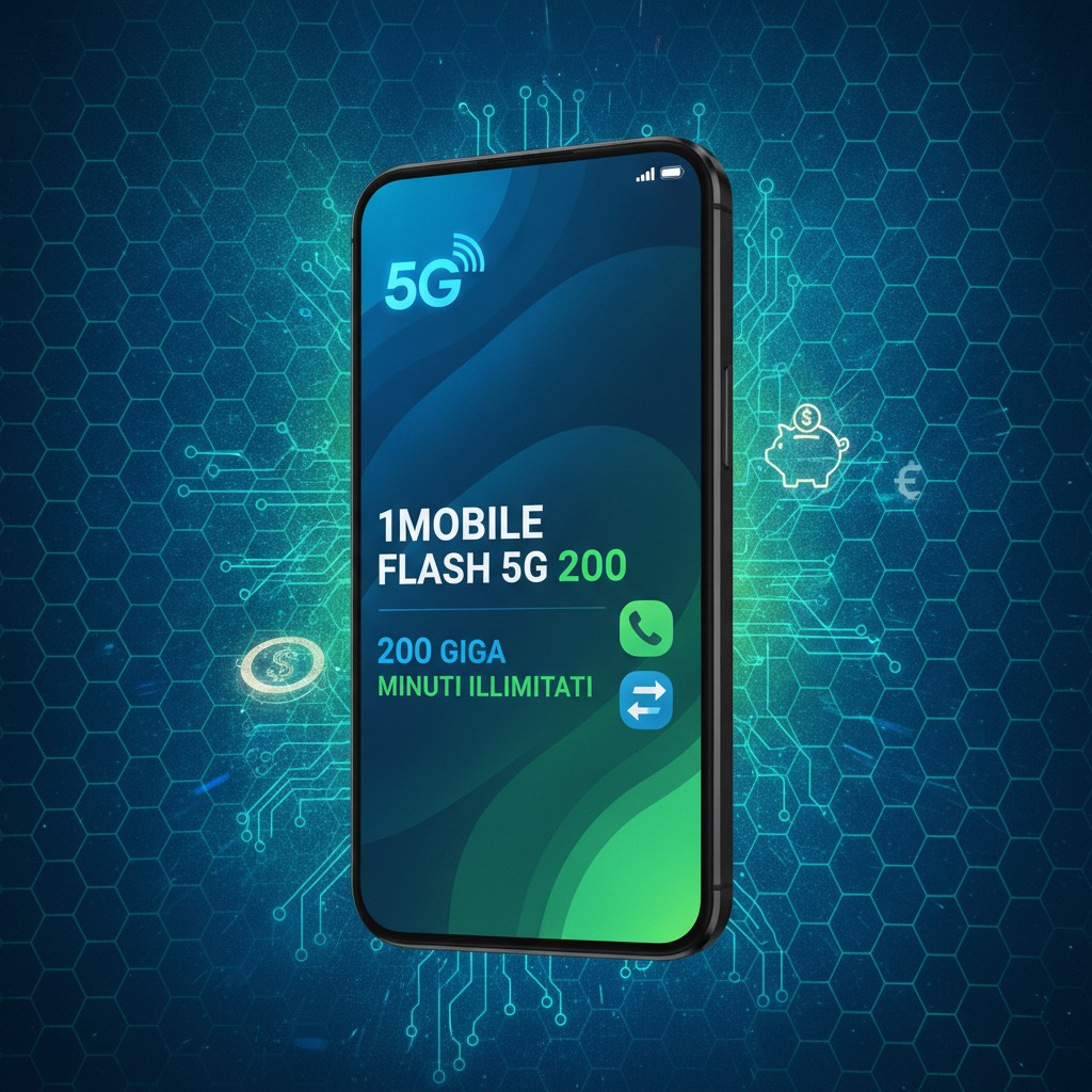 1Mobile Flash 5G 200: l’offerta che fa risparmiare