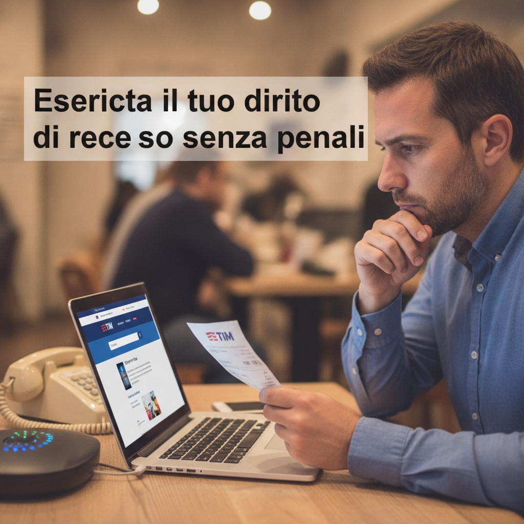 Come Esercitare il Diritto di Recesso con TIM 4 Come Esercitare il Diritto di Recesso con TIM