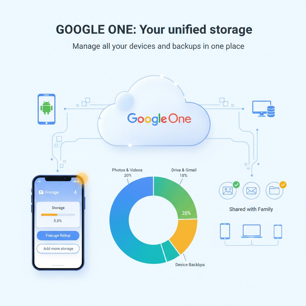 Controlla il Tuo Spazio Archiviazione: Come Monitorare i Backup Android con Google One 2 Controlla il Tuo Spazio Archiviazione: Come Monitorare i Backup Android con Google One