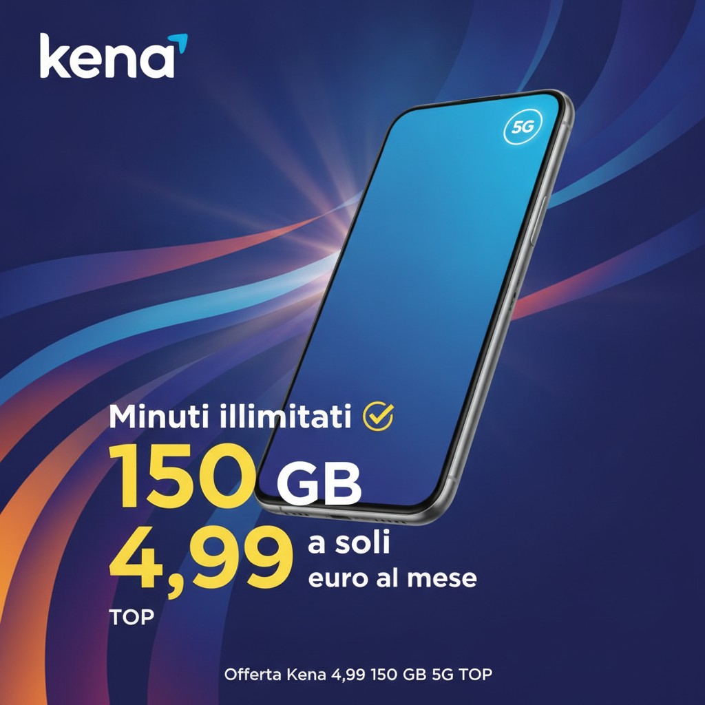Kena 4,99 150 GB 5G TOP: l’offerta imperdibile di luglio 2026