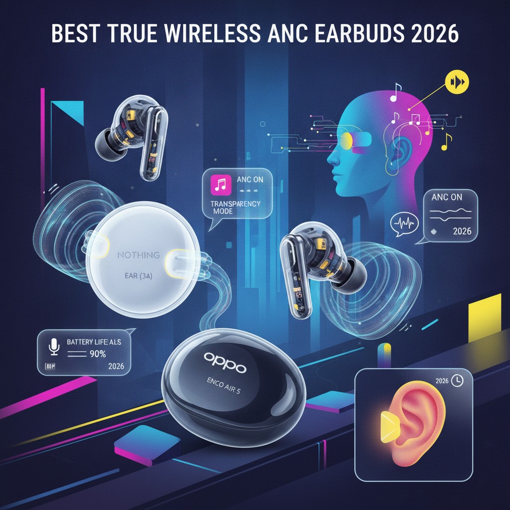 Le Migliori Opzioni di Auricolari True Wireless con ANC nel 2026 3 Le Migliori Opzioni di Auricolari True Wireless con ANC nel 2026