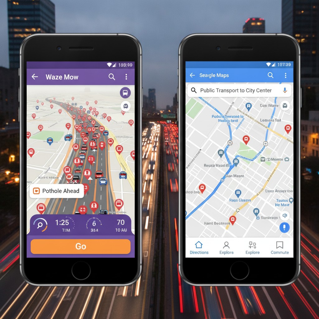 Navigazione Intelligente: Waze vs Google Maps 5 Navigazione Intelligente: Waze vs Google Maps