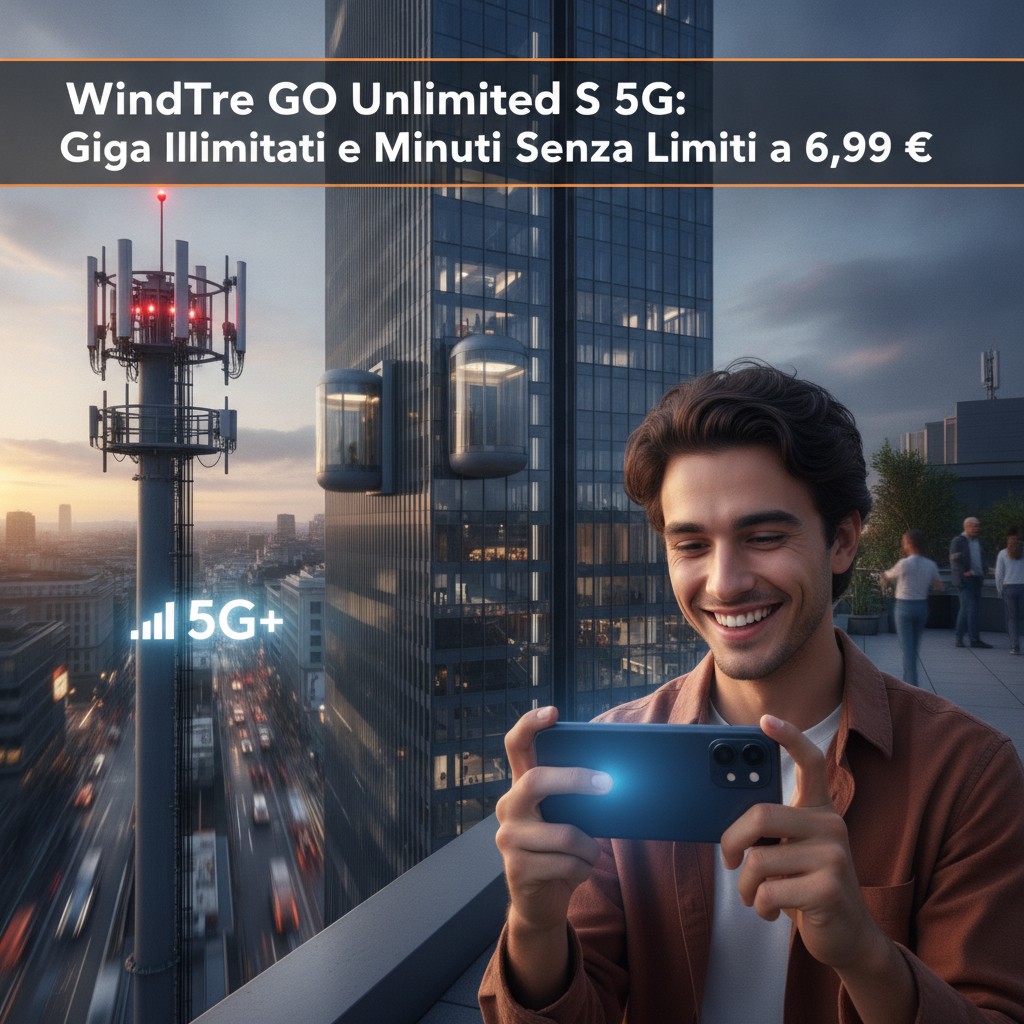 WindTre GO Unlimited S 5G: la scelta perfetta per chi vuole Giga illimitati