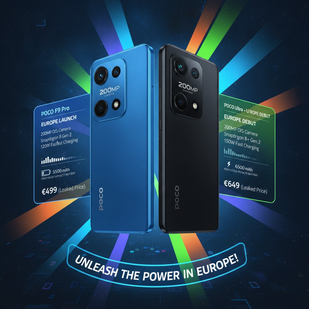 Leaked Prices e Data di Lancio per POCO F9 Pro e F9 Ultra 9 Leaked Prices e Data di Lancio per POCO F9 Pro e F9 Ultra