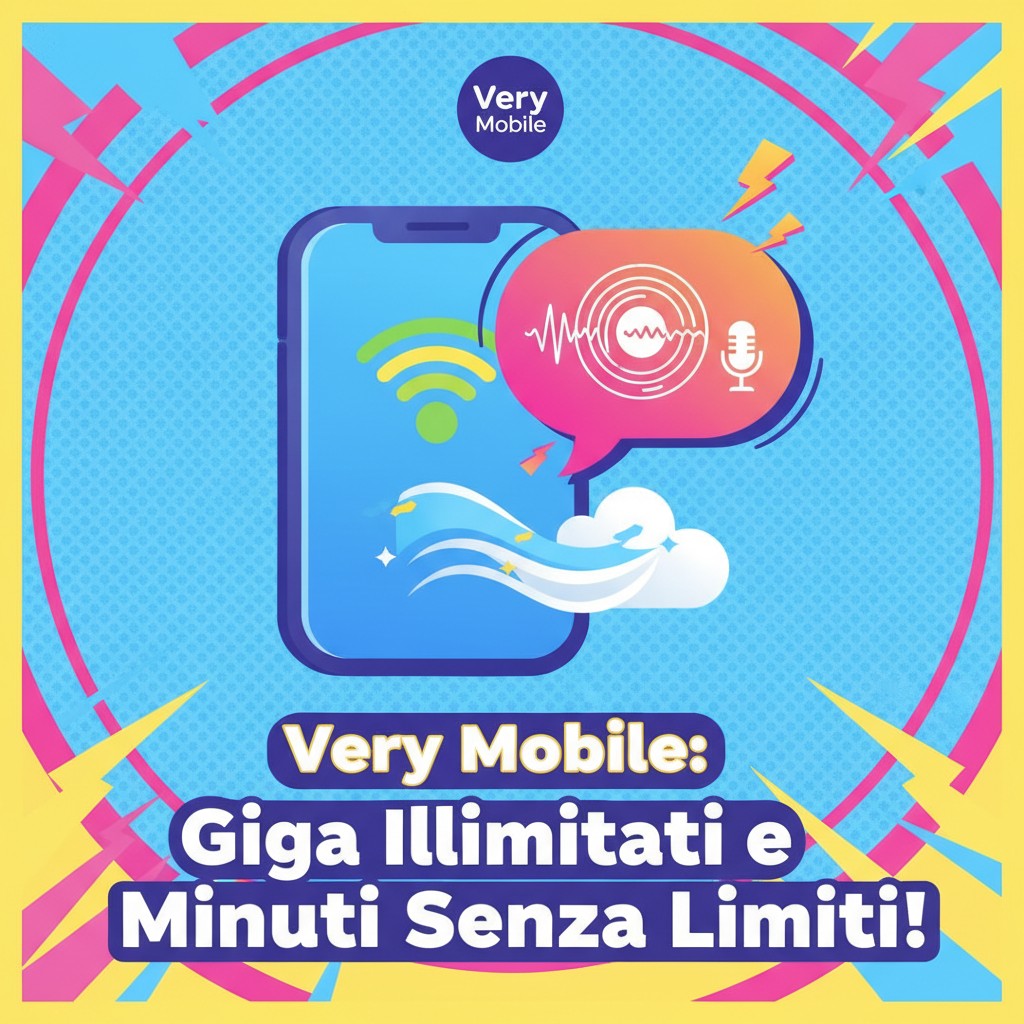 Very Mobile: Giga Illimitati e Minuti Senza Limiti 1 Very Mobile: Giga Illimitati e Minuti Senza Limiti