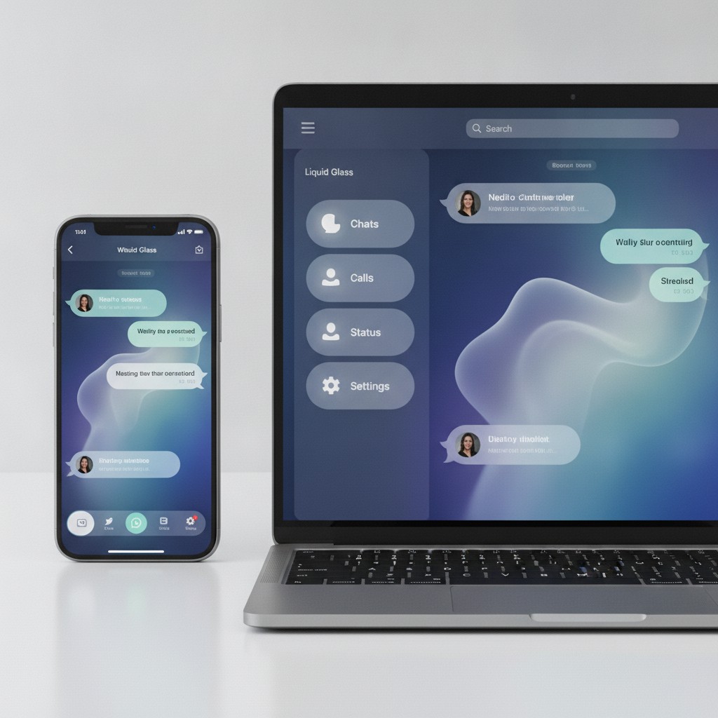 WhatsApp e la Nuova Estetica: Liquid Glass e Bolle Messaggi